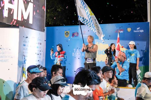 Race photo from Taman Budaya x BOGORUN 2025