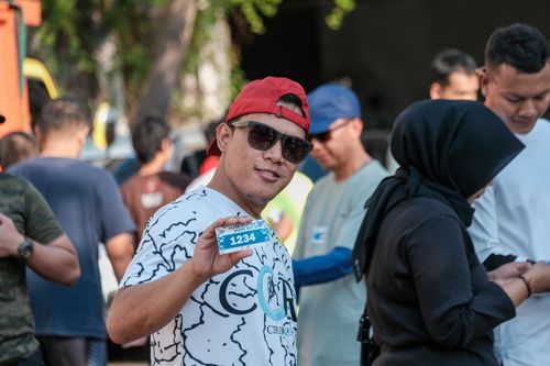 Race photo from Shake Out Run Jabar 10K