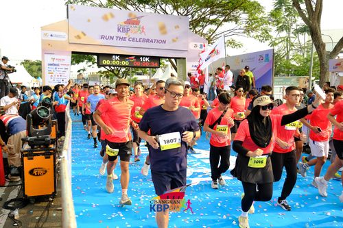 Race photo from CISANGKAN KBP CITY RUN 2025