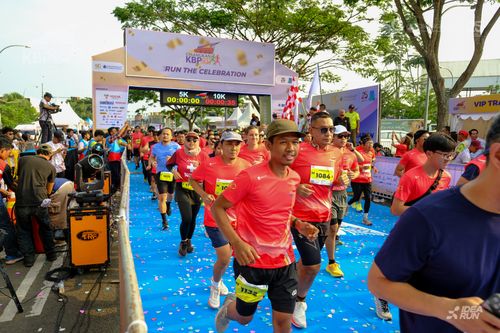 Race photo from CISANGKAN KBP CITY RUN 2025
