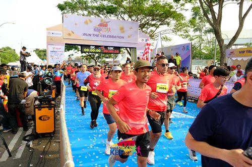Race photo from CISANGKAN KBP CITY RUN 2025