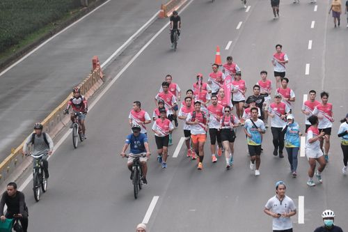 Race photo from Smartfren Run 2024 Vibes