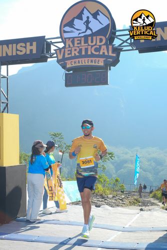 Race photo from Kelud Vertical Challenge 2024