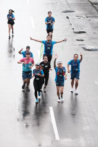 Race photo from Road to BAF Lions Run 2024