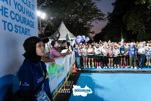Race photo from Taman Budaya x BOGORUN 2025