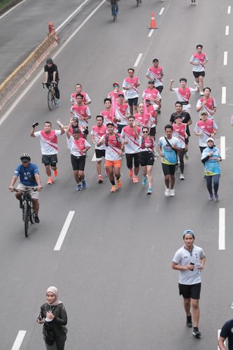 Race photo from Smartfren Run 2024 Vibes