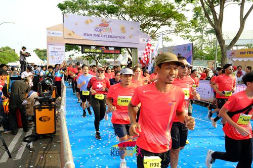 Race photo from CISANGKAN KBP CITY RUN 2025