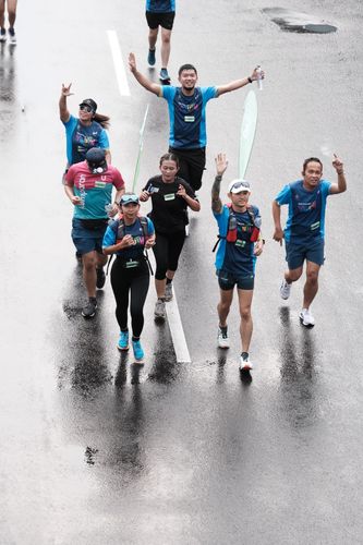 Race photo from Road to BAF Lions Run 2024