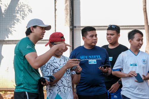 Race photo from Shake Out Run Jabar 10K