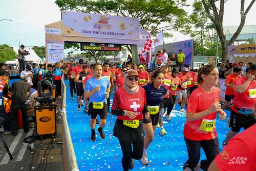 Race photo from CISANGKAN KBP CITY RUN 2025