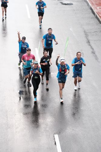 Race photo from Road to BAF Lions Run 2024