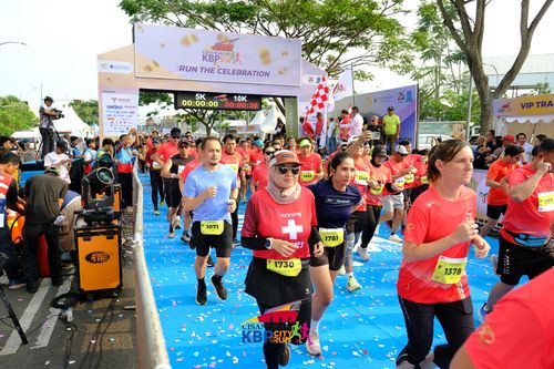 Race photo from CISANGKAN KBP CITY RUN 2025