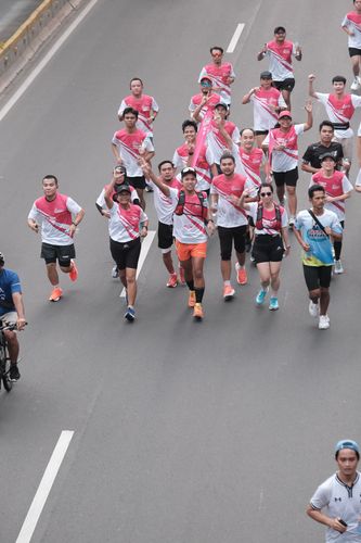Race photo from Smartfren Run 2024 Vibes