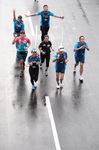 Race photo from Road to BAF Lions Run 2024