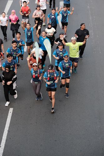 Race photo from Lari Bareng Yuk!