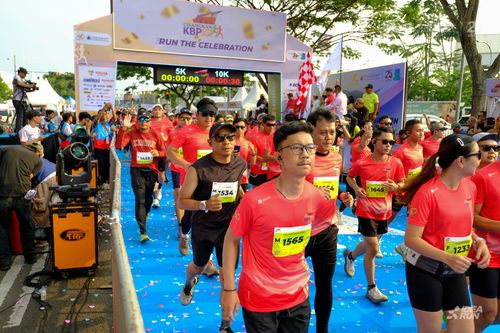 Race photo from CISANGKAN KBP CITY RUN 2025
