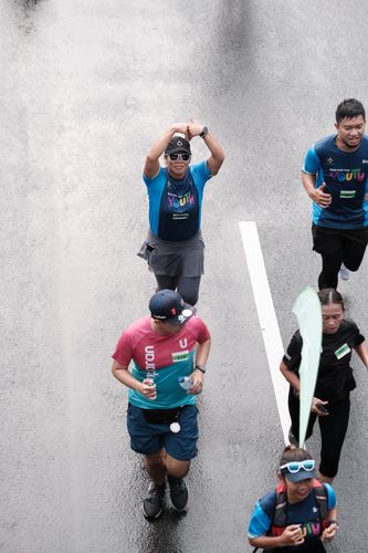 Race photo from Road to BAF Lions Run 2024