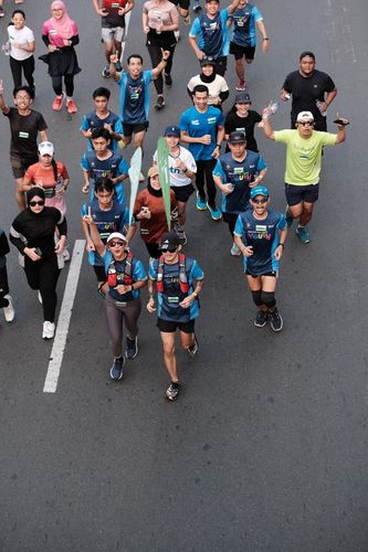 Race photo from Lari Bareng Yuk!