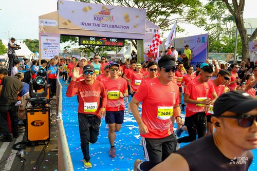 Race photo from CISANGKAN KBP CITY RUN 2025
