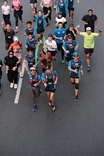 Race photo from Lari Bareng Yuk!
