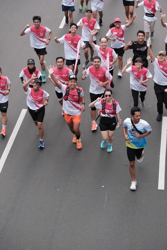 Race photo from Smartfren Run 2024 Vibes
