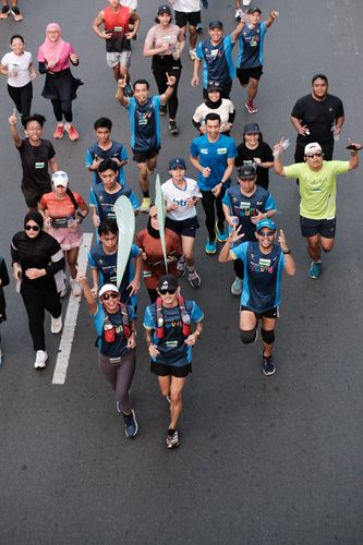 Race photo from Lari Bareng Yuk!