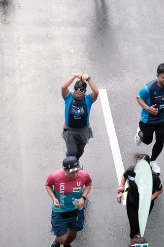 Race photo from Road to BAF Lions Run 2024