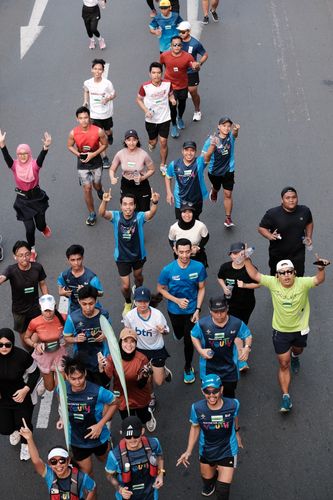 Race photo from Lari Bareng Yuk!