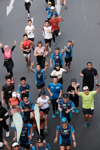 Race photo from Lari Bareng Yuk!