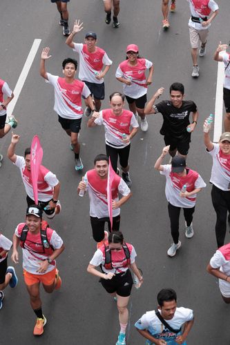Race photo from Smartfren Run 2024 Vibes