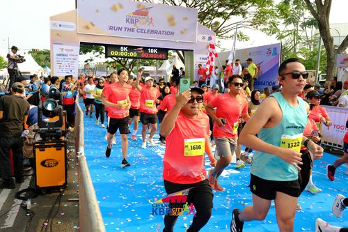 Race photo from CISANGKAN KBP CITY RUN 2025