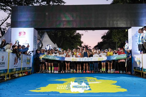 Race photo from Taman Budaya x BOGORUN 2025