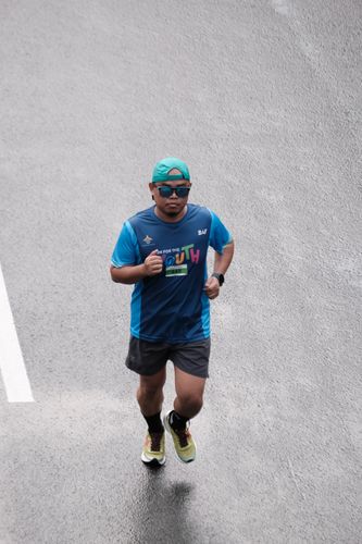 Race photo from Road to BAF Lions Run 2024