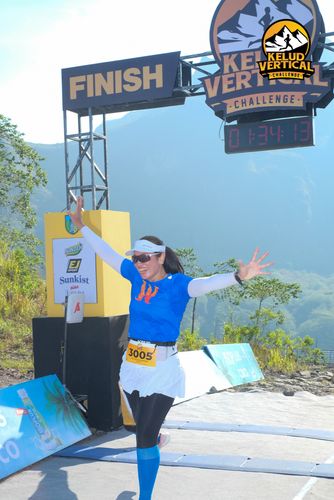 Race photo from Kelud Vertical Challenge 2024