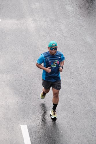 Race photo from Road to BAF Lions Run 2024