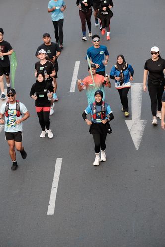 Race photo from Lari Bareng Yuk!