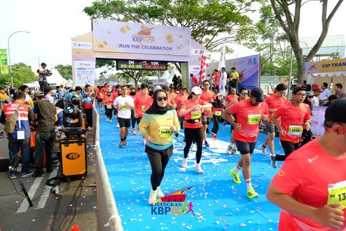 Race photo from CISANGKAN KBP CITY RUN 2025