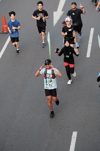 Race photo from Lari Bareng Yuk!