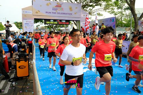 Race photo from CISANGKAN KBP CITY RUN 2025