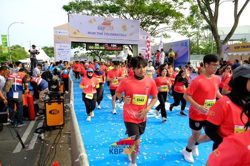 Race photo from CISANGKAN KBP CITY RUN 2025