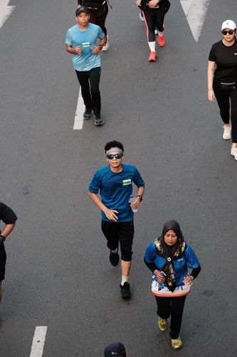 Race photo from Lari Bareng Yuk!