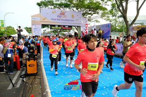 Race photo from CISANGKAN KBP CITY RUN 2025