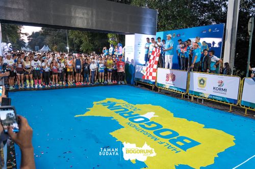 Race photo from Taman Budaya x BOGORUN 2025