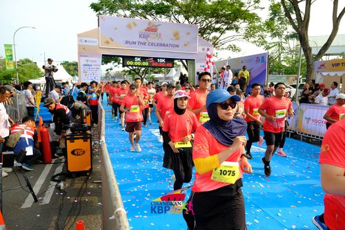 Race photo from CISANGKAN KBP CITY RUN 2025