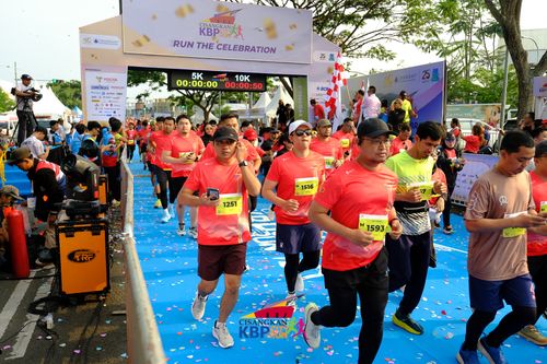 Race photo from CISANGKAN KBP CITY RUN 2025