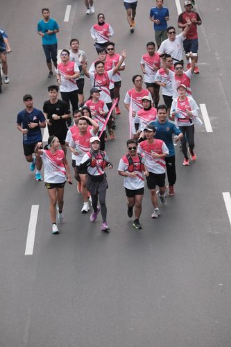 Race photo from Smartfren Run 2024 Vibes