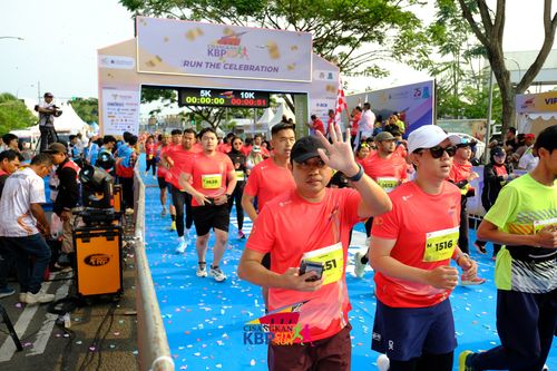 Race photo from CISANGKAN KBP CITY RUN 2025