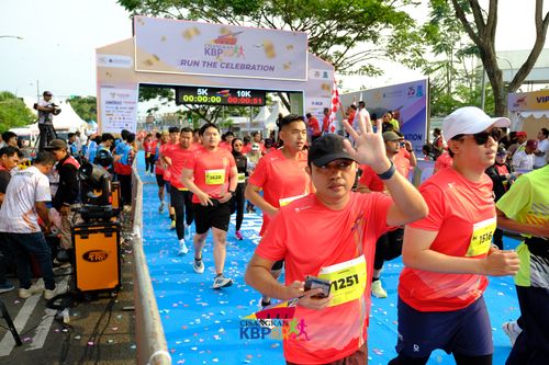 Race photo from CISANGKAN KBP CITY RUN 2025