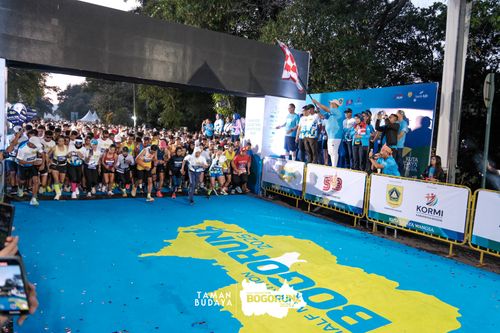 Race photo from Taman Budaya x BOGORUN 2025