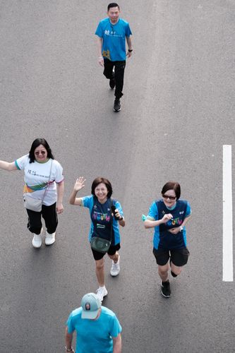 Race photo from Lari Bareng Yuk!